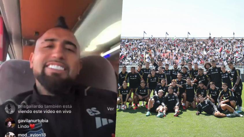 La promesa de Arturo Vidal tras masivo arengazo a Colo Colo: "El próximo año en la final de Libertadores..."