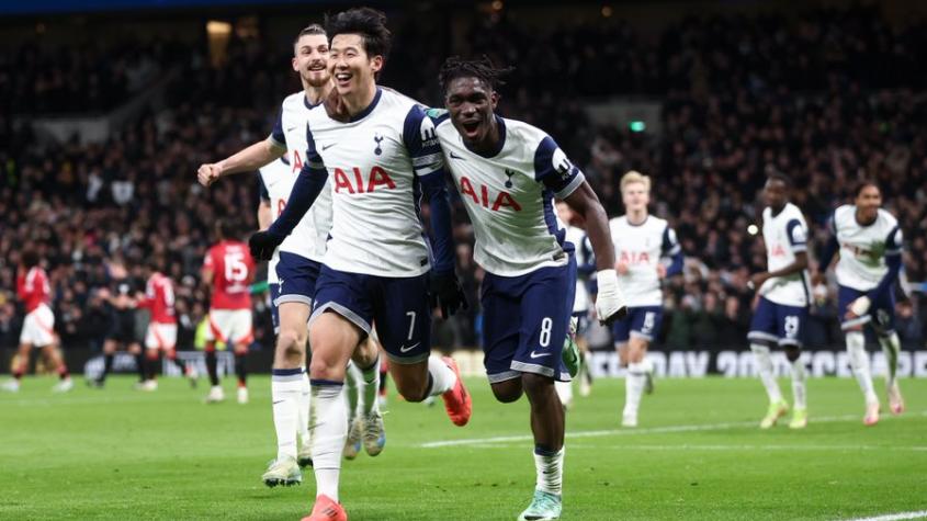 GOLES | Tottenham vence 4 a 3 a Manchester United y enfrentará a Liverpool en semifinales