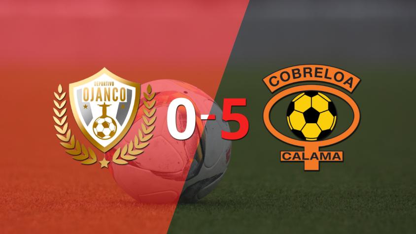 Goleada de Cobreloa a Ojanco con doblete de Felipe Villagran incluído