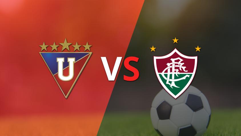 Con un empate en 0, empieza el segundo tiempo entre Liga de Quito y Fluminense