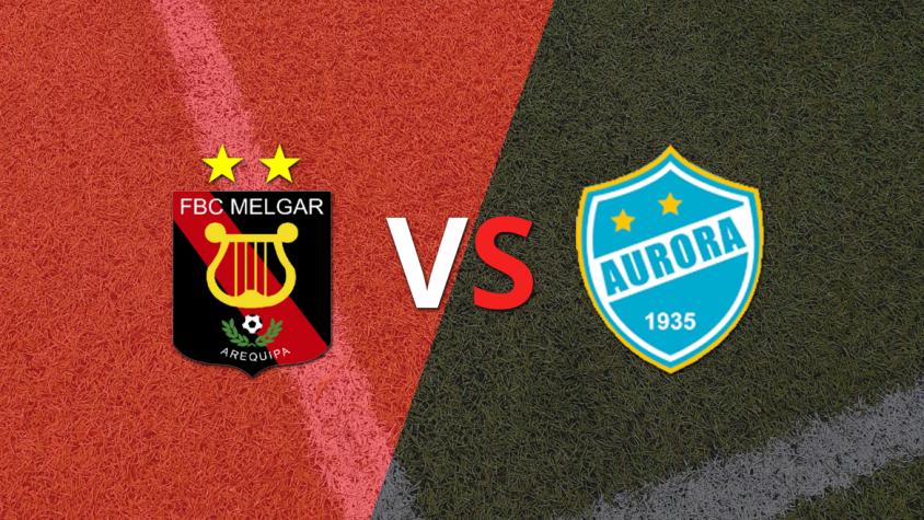 Arranca el segundo tiempo del empate entre Melgar y Aurora