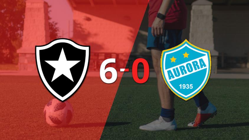 Botafogo goleó a Aurora y pasó a Tercera Fase