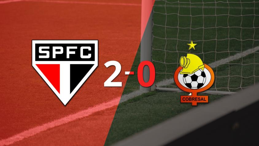 São Paulo celebró una victoria 2-0 sobre Cobresal