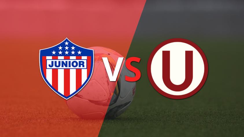 Comienza el segundo tiempo del empate entre Junior y Universitario