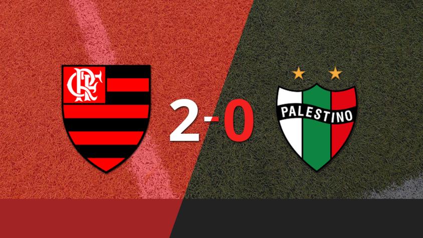 Flamengo deja a Palestino en cero con un triunfo 2-0 