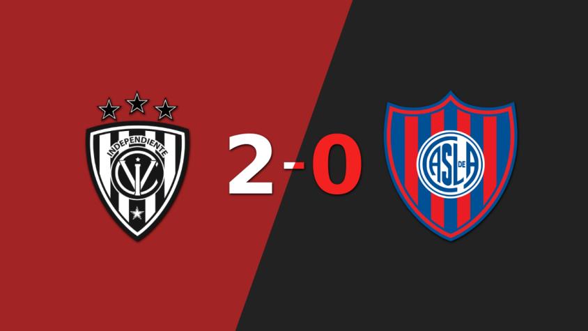 Derrota de San Lorenzo por 2-0 en su visita a Independiente del Valle