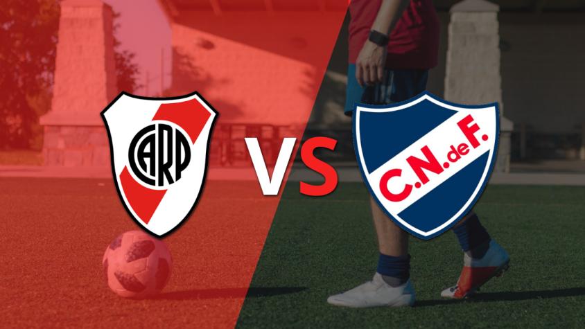 River Plate arranca la etapa complementaria con ventaja frente a Nacional