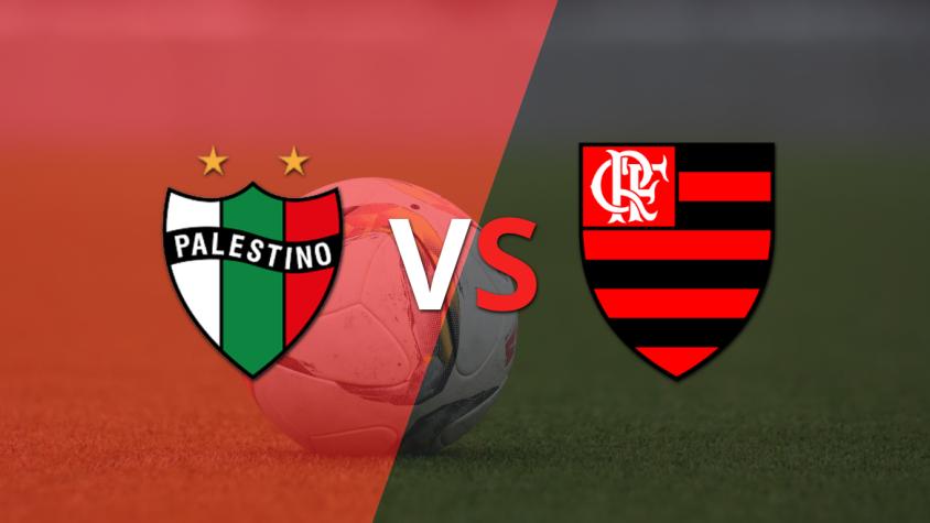 Comienza el juego entre Palestino y Flamengo