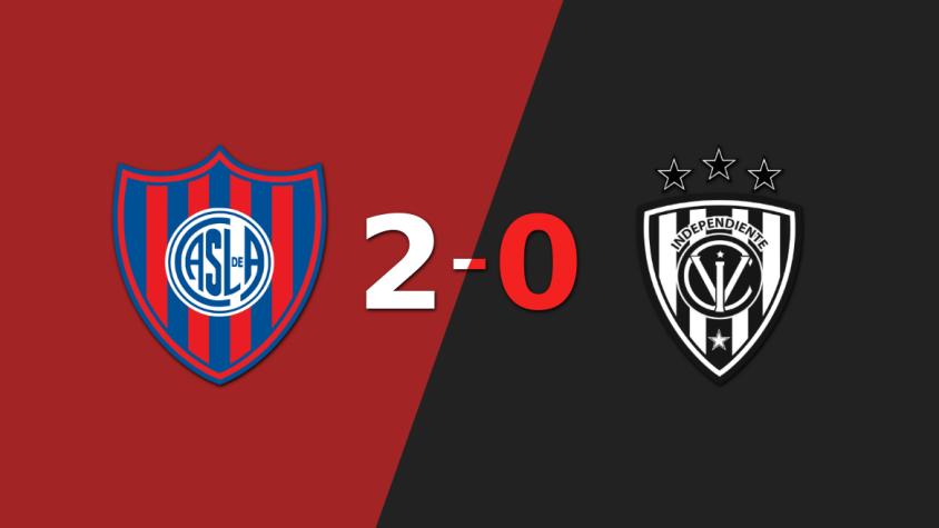 San Lorenzo celebró una victoria 2-0 sobre Independiente del Valle