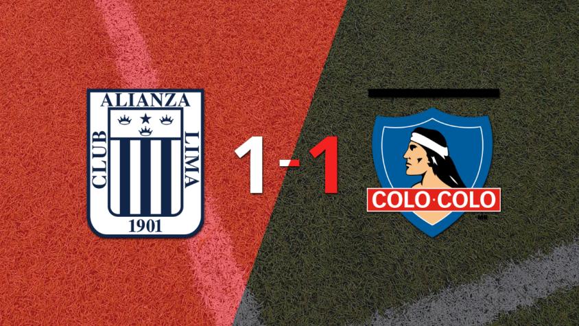 Alianza Lima y Colo Colo empataron 1 a 1
