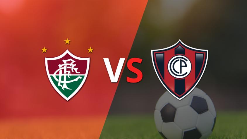 Arrancan las acciones del duelo entre Fluminense y Cerro Porteño