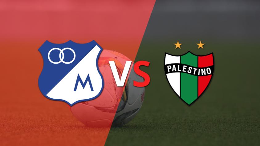 Palestino logró igualar el marcador ante Millonarios