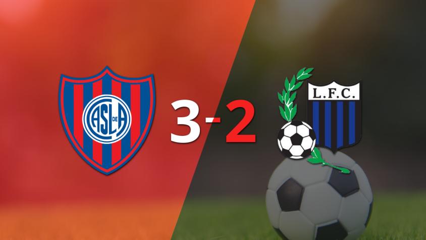 Partido de muchos goles y triunfo de San Lorenzo sobre Liverpool (U)