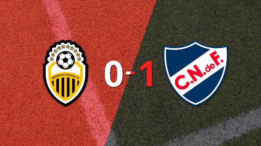 Nacional ganó por 1-0 a Táchira con el gol de Alexis Castro