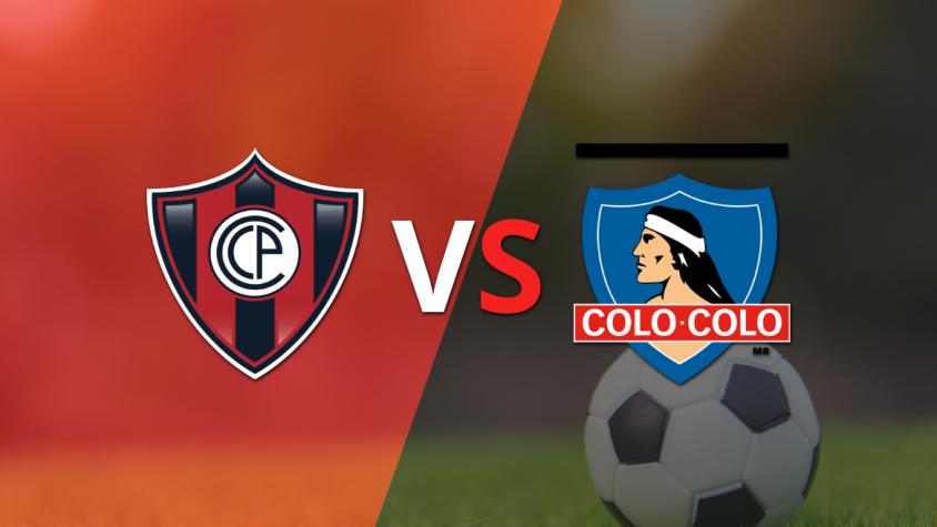 Al comienzo del segundo tiempo, Cerro Porteño y Colo Colo empatan 1-1