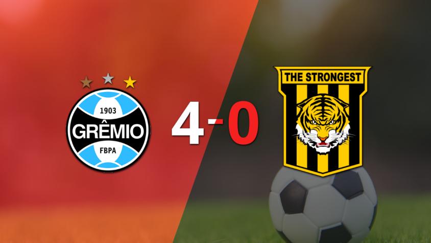 Grêmio le pasó por encima 4-0 a The Strongest