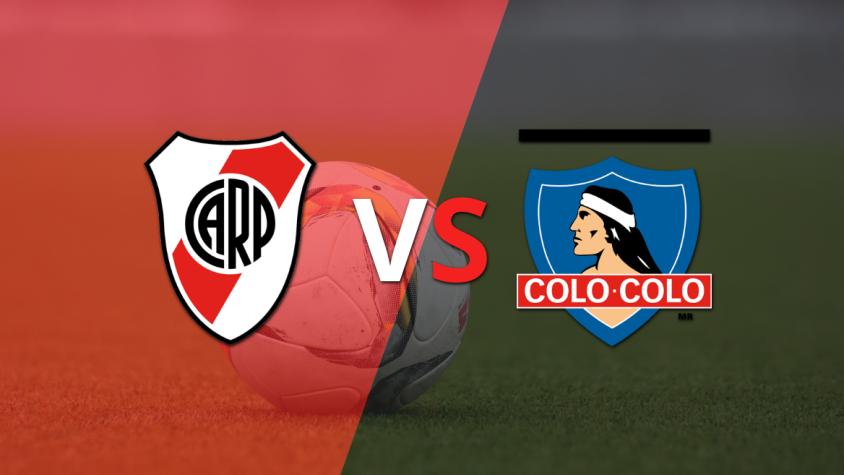 River Plate busca mantener la ventaja ante Colo Colo en la etapa complementaria