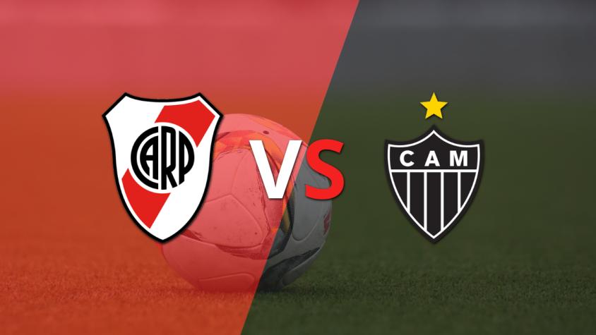 Empate a 0 en el comienzo del segundo tiempo entre River Plate y Atlético Mineiro