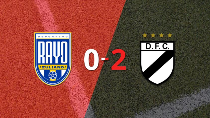 Rayo Zuliano sucumbe ante Danubio y pierde por 2 a 0