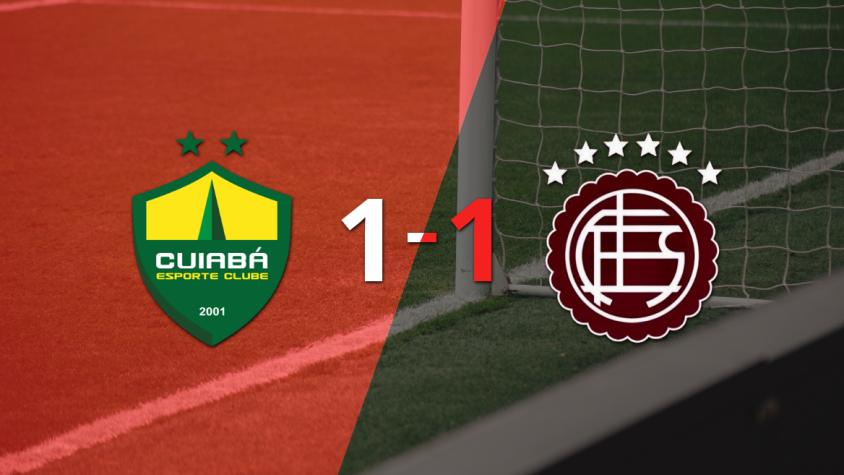 Cuiabá y Lanús se repartieron los puntos en un 1 a 1