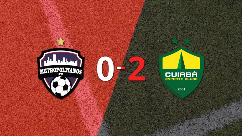 Cuiabá superó a Metropolitanos con dos tantos de Deyverson