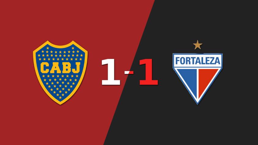 Reparto de puntos en el empate a uno entre Boca Juniors y Fortaleza