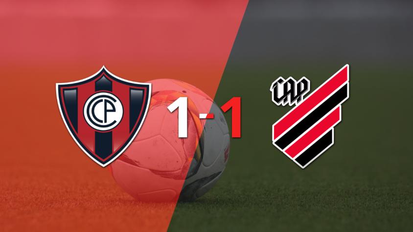 Cerro Porteño y Athletico Paranaense empataron y se define todo a la vuelta