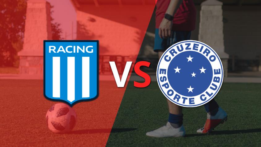 Empieza el partido entre Racing Club y Cruzeiro