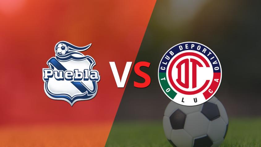Puebla y Toluca FC intentan desempatar el duelo en el segundo tiempo