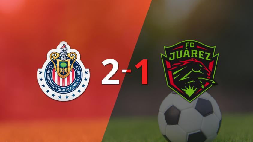 FC Juárez cayó 2-1 en su visita a Chivas