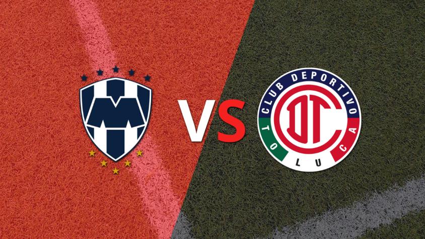 En el estadio BBVA Bancomer, CF Monterrey se impone ante Toluca FC 1 a 0