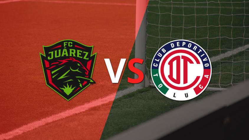 FC Juárez y Toluca FC comienza a jugar el segundo tiempo por el desempate