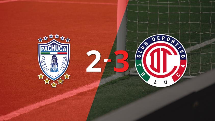 ¡Partidazo! Toluca FC le ganó 3-2 a Pachuca