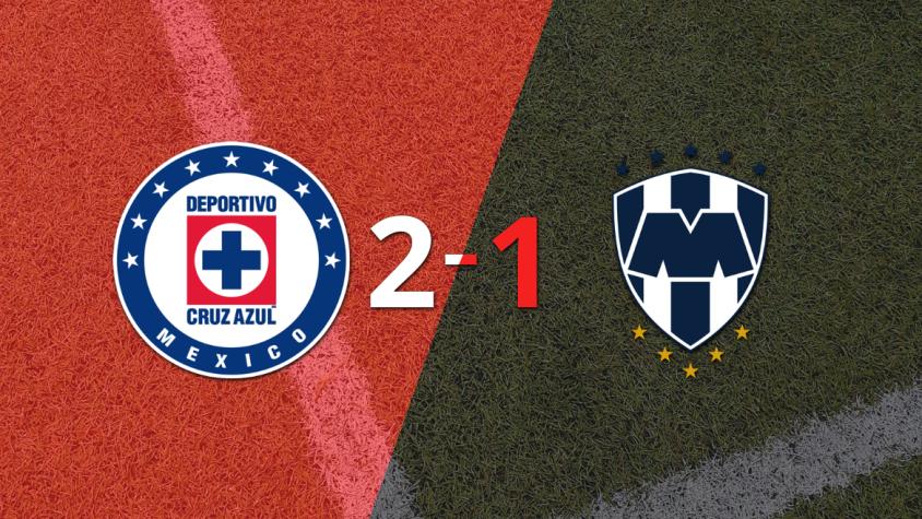 Cruz Azul superó a CF Monterrey con dos tantos de Uriel Antuna