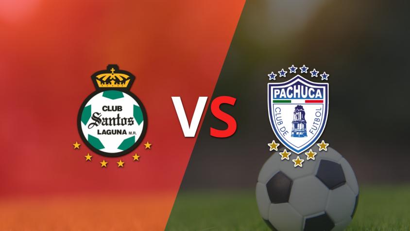 Pachuca le está ganando a Santos Laguna en el estadio Corona