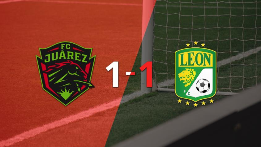 FC Juárez y León se repartieron los puntos en un 1 a 1
