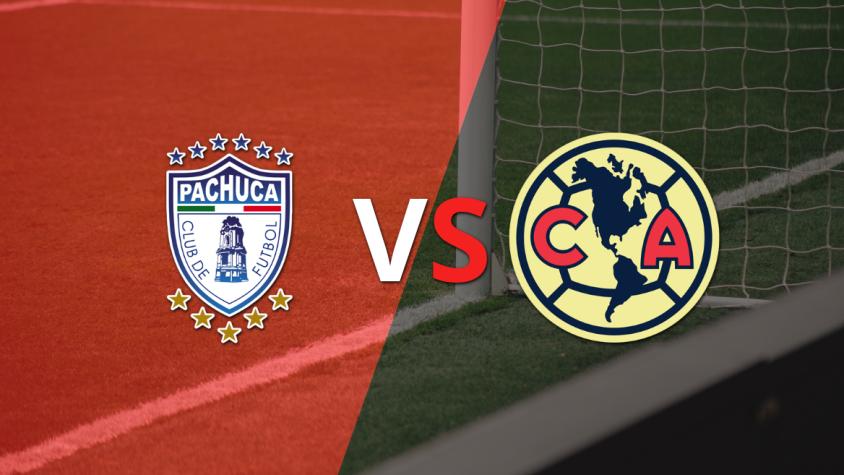 Entretiempo en el estadio Hidalgo: Club América 1-1 Pachuca