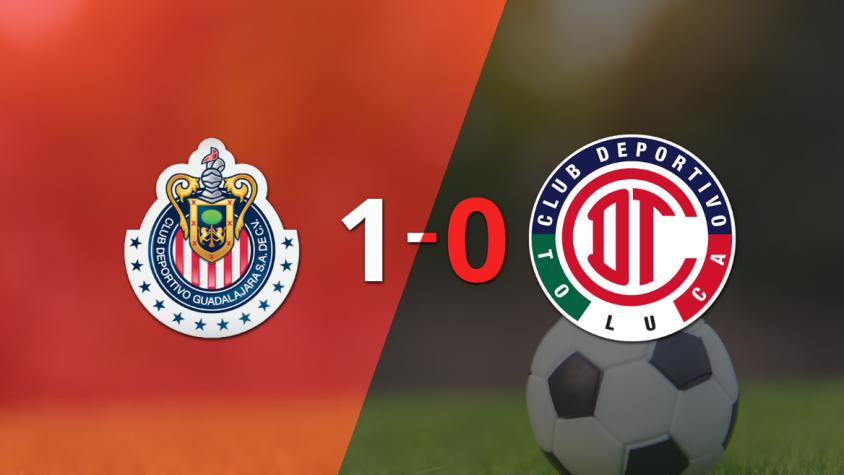 Chivas venció a Toluca FC en el duelo de ida