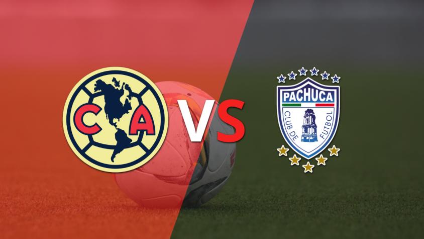 Comienza el juego entre Club América y Pachuca en el estadio Azteca