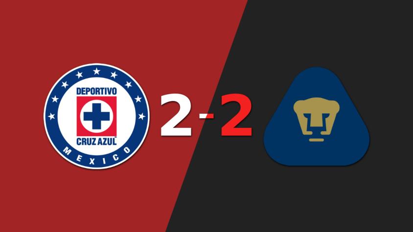 Cruz Azul empató frente a Pumas UNAM y logró su clasificación a Semifinales