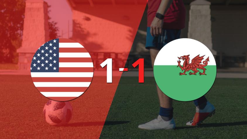 Mundial 2022: Estados Unidos y Gales sellaron un empate a 1 en el estadio Ahmed Bin Ali