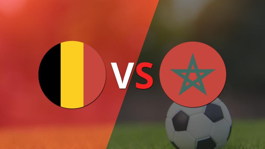 Marruecos se impone por dos goles de diferencia ante Bélgica