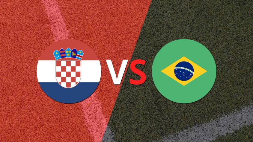Croacia logró igualar el marcador ante Brasil