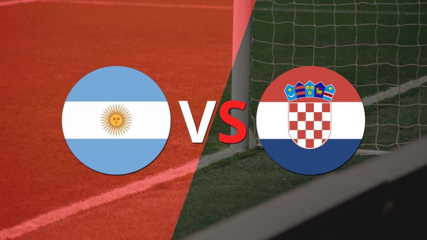 Contundente triunfo parcial de Argentina sobre Croacia