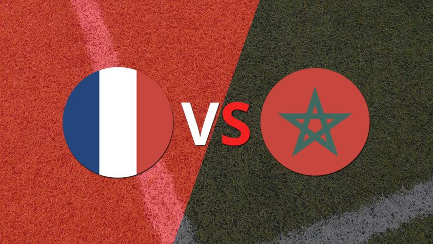 Con dos anotaciones, Francia vence a Marruecos