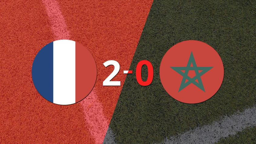 Mundial 2022: Marruecos no pudo con Francia y perdió 2 a 0