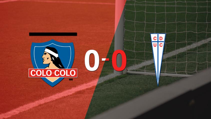 Sin goles, Colo Colo y U. Católica igualaron el partido