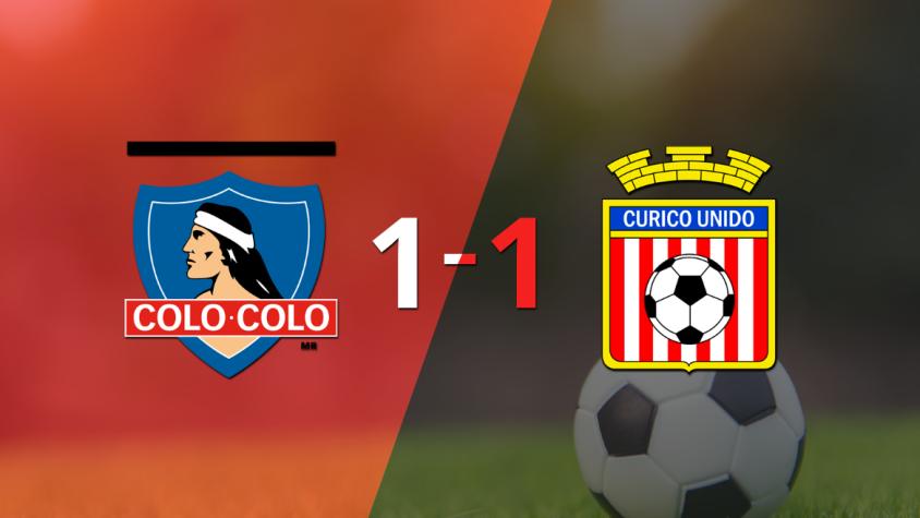 Empate a uno entre Colo Colo y Curicó Unido