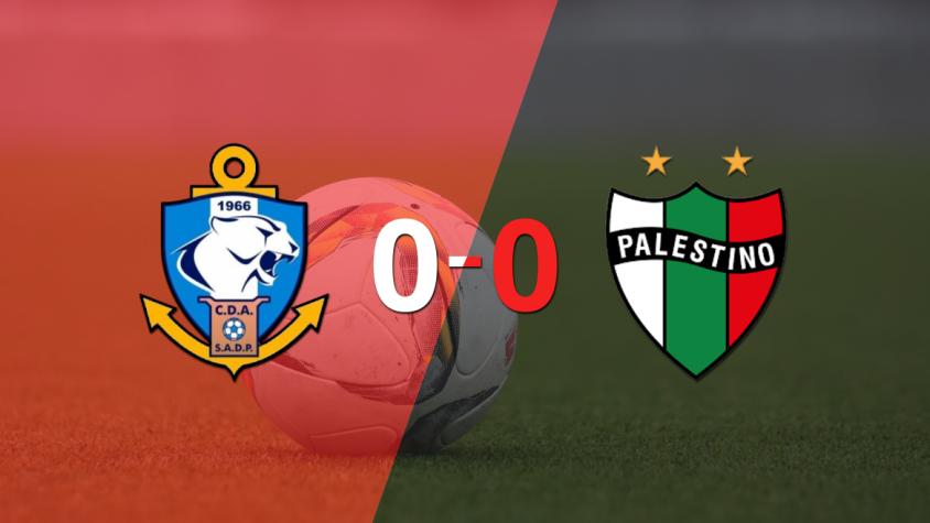 Cero a cero terminó el partido entre D. Antofagasta y Palestino
