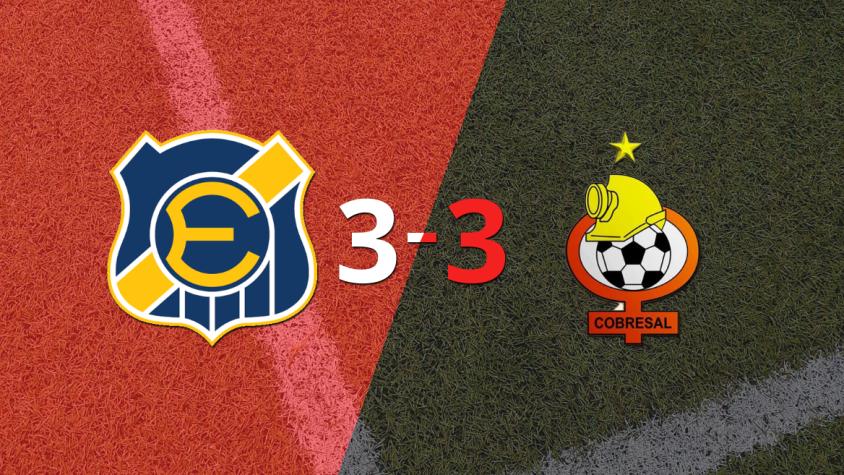Gastón Lezcano firma un doblete en el empate en 3 entre Cobresal y Everton